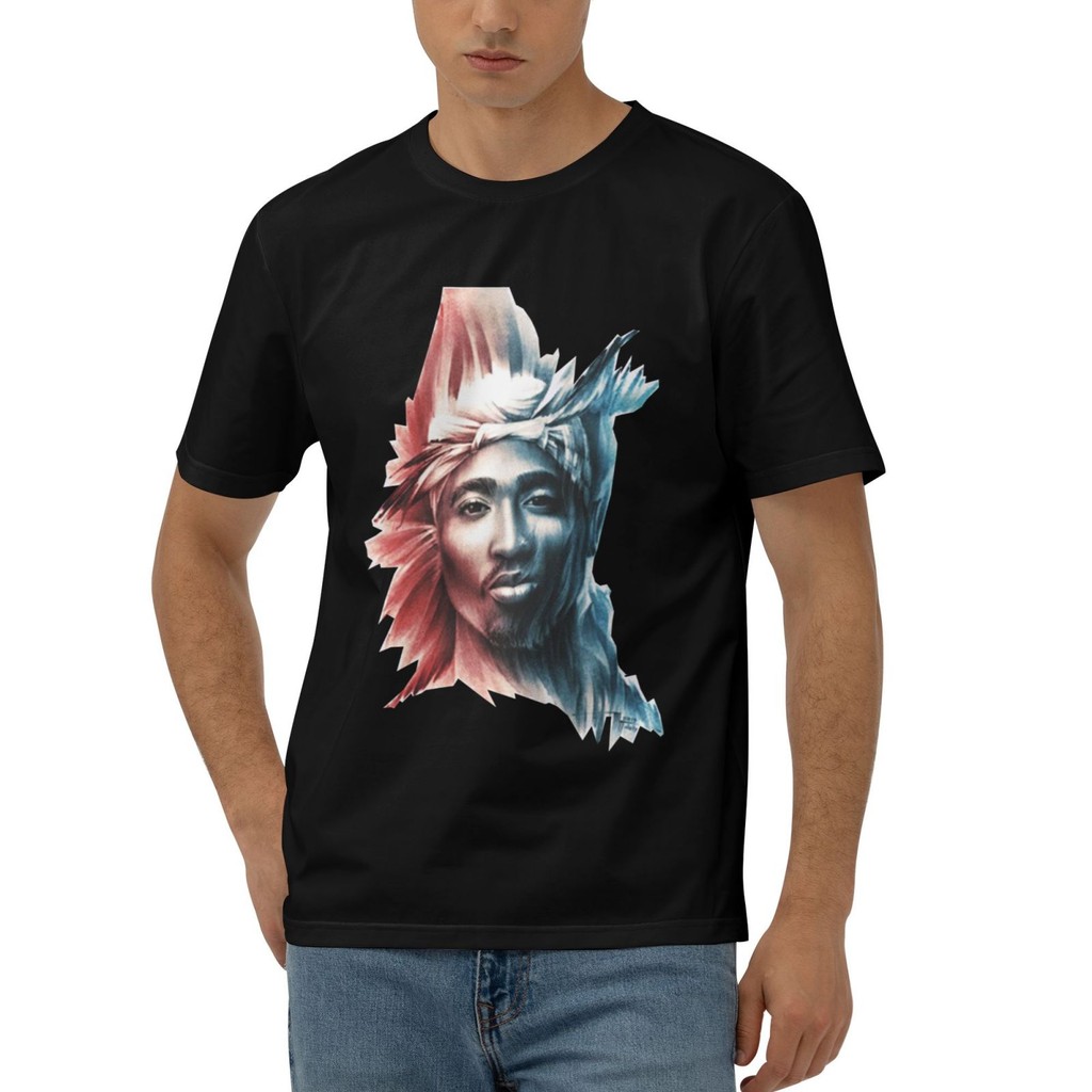 Tupac 2Pac Hip Hop Swag In Mới Lạ Mặc Áo Thời Trang