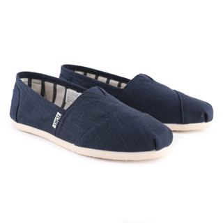 Giày đế bằng vải lười TOMS 100% nguyên bản dành cho nam / nữ