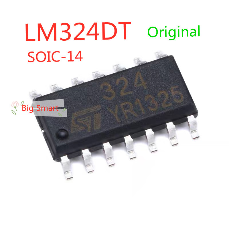 SMD chiếc 10 LM324DT SOIC-14 LM324 khuếch đại hoạt động bốn chiều IC chip 324 tc3