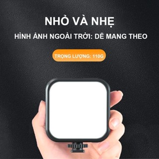 Đèn Led Mini Đèn hỗ trợ quay phim chụp ảnh Đèn RGB vuông thay đổi màu Siêu Sáng Cầm Tay 6500K livestream