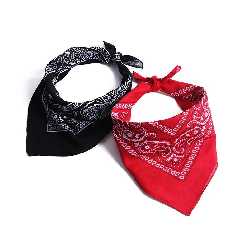 55cm (21.6inh) Cotton Khăn Vuông Hạt Điều Hoa Unisex Turban Hip Hop Paisley Cổ Tay Mũ Đội Đầu Turban Khăn Bandana SF1021