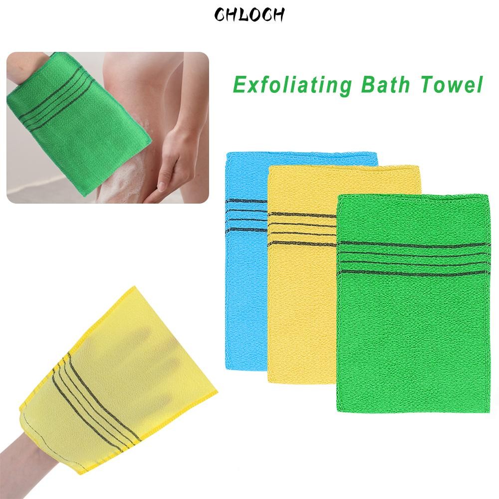 CHLOCH Set 1/3/5/10 khăn tắm găng tay mát xa cơ thể khi tắm nhiều màu sắc