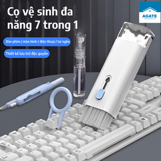  Bộ dụng cụ vệ sinh Laptop,Bộ vệ sinh 7 trong 1 đa năng–dùng cho tai nghe bàn phím laptop màn hình – tiện lợi giá tốt 