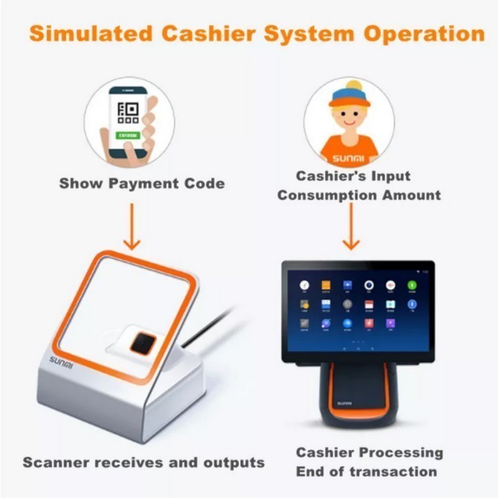 Máy scan mã vạch Sunmi B Nhỏ Gọn Cao Cấp Tech Accessory