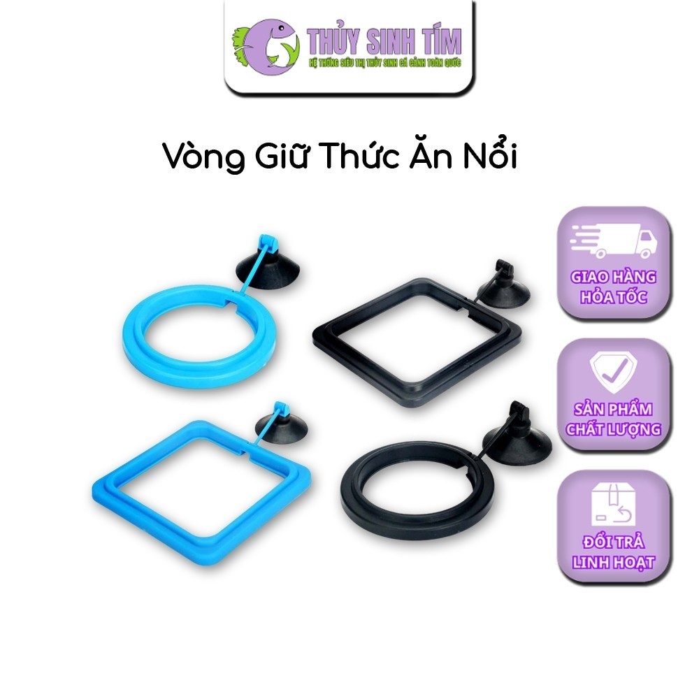 Vòng Giữ Thức Ăn Nổi Cho Cá Cảnh