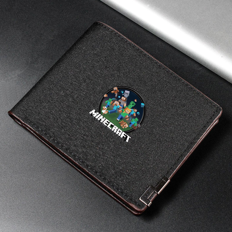 Roblox Trẻ Em Ví Roblox In Hình Bifold Ví Bé Trai Vải Ví Đựng Tiền Xu Anime Hàng Hóa Học Sinh Dây Ké