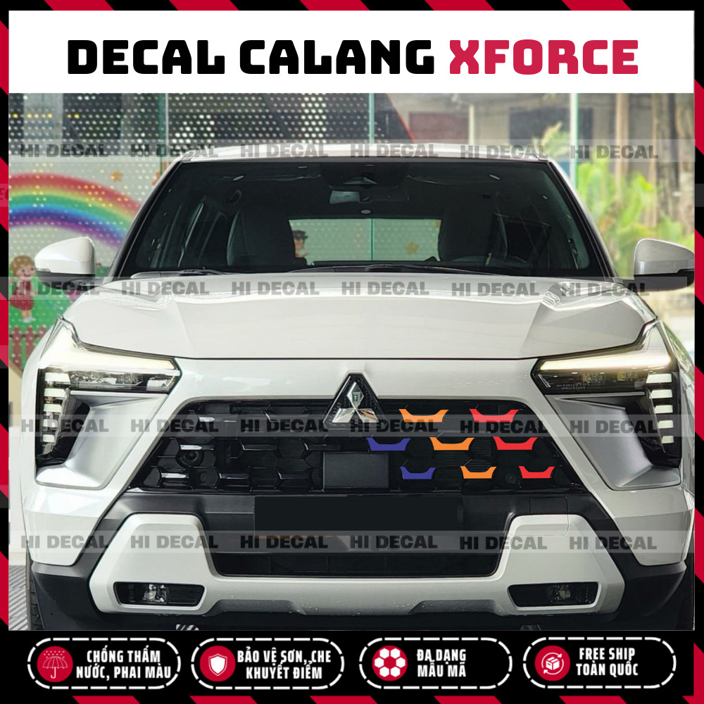 Tem dán Calang Xforce, decal calang Xforce tạo điểm nhấn, bảo vệ calang Hi Decal