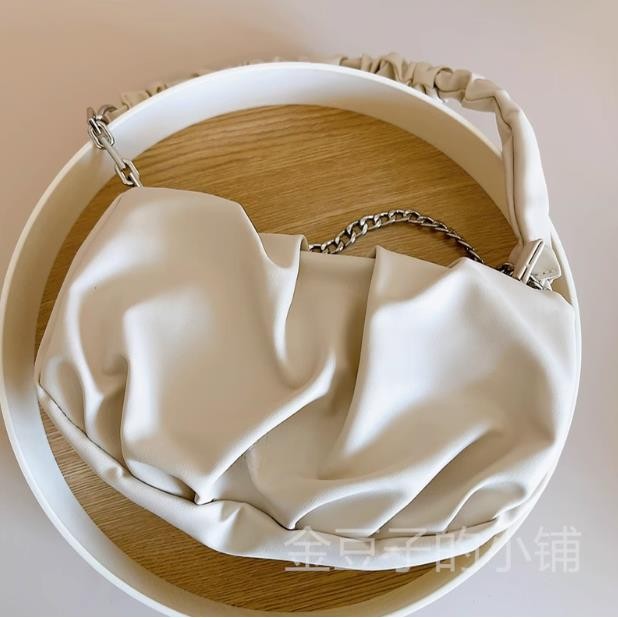 Túi đeo nách màu trắng ngô 3CE / Sanxi Túi cảm giác cao cấp dành cho nữ Túi đeo nách một vai phù hợp