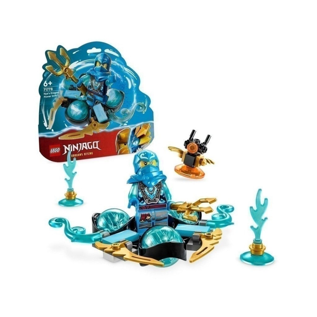 [Hàng có sẵn] 71778 Lego Ninjago Dragons Rising - Nya's Dragon Power Drift - Con quay sức mạnh rồng 