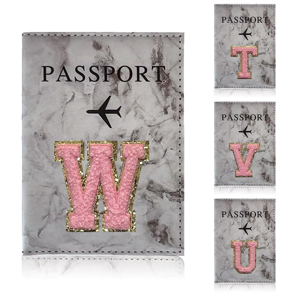 Grey Passport cover customs card holder travel document organizer antimagnetic protective cover port