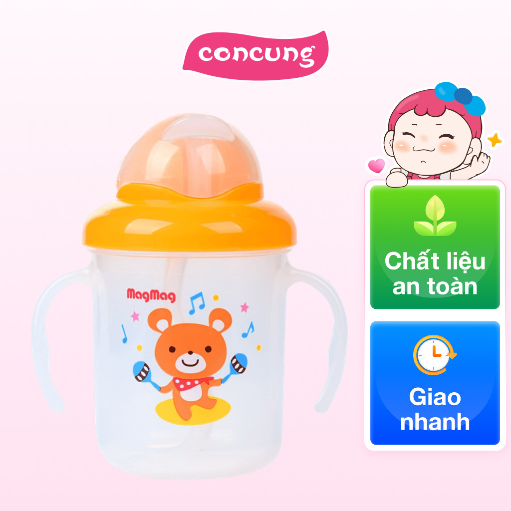 Ly MagMag ống hút Pigeon 180ml