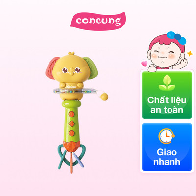 Xúc xắc voi con ngộ nghĩnh có nhạc đèn Animo LH16880750 C404 (Vàng)