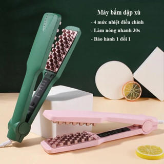 Máy dập phồng chân tóc chân vuông, bấm phồng, xù tóc 4 mức độ chỉnh nhiệt