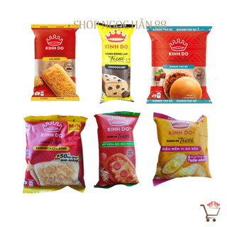  Combo 5 10 cái Bánh Mì Tươi Kinh Đô  Chà bông  Thịt Bò Bơ Sữa Pizza xúc xích Sandwich Socola chip  
