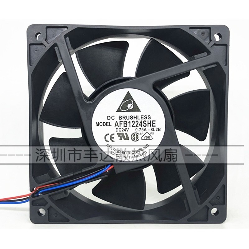 Quạt biến tần Delta AFB1224HE / HHE / VHE / SHE / EHE / GHE 12038 24V 12CM