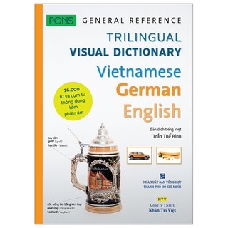 Sách ngoại văn - Pons General Reference - Trilingual Visual Dictionary Vietnamese - German - English