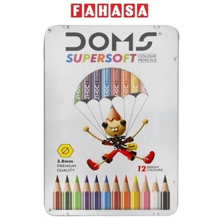 Hộp 12 bút chì màu doms supersoft 7204