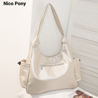 Túi xách nữ Nico Pony, đồ công sở hợp thời trang, sức chứa lớn, túi tote đeo vai nylon du lịch và giải trí cá nhân