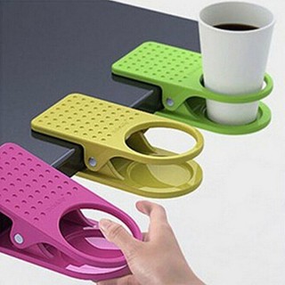  Kẹp Giữ Cốc Nước Gắn Bàn  Màu Ngẫu Nhiên - Giá Để Cốc Uống Nước Gắn Bàn 