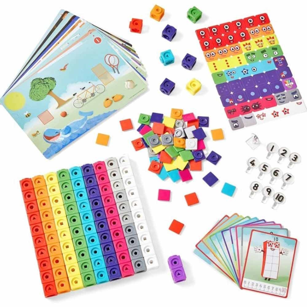 Hand2Mind Numberblocks MathLink Cubes 1-10 Activity Kit Preschool Learning Toys