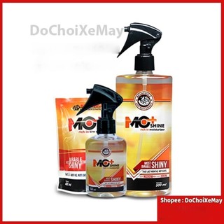 Dưỡng nhám Megacools MO + SHINE phục hồi nhựa nhám,da yên nội thất xe bảo vệ màu sắc sơn xe Moshine. DoChoiXeMay