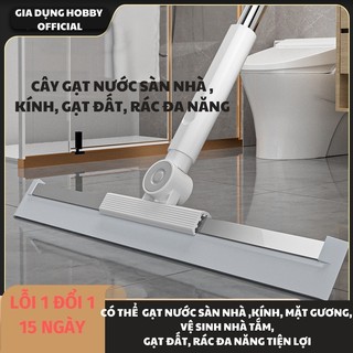  LOẠI CAO CẤP-Cây Gạt Nước Sàn Nhà Đa Năng  Chổi Gạt Kính Gương Lưỡi Gạt Silicon Xoay 180 Độ Gạt đất cát bụi bẩn 