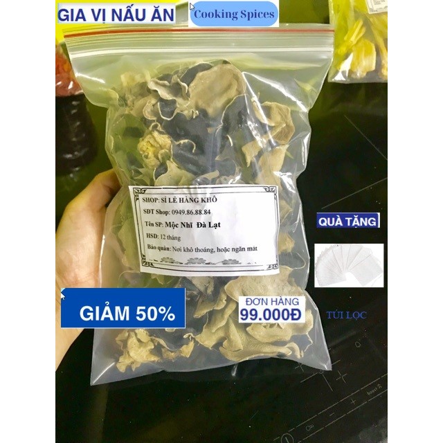 Mộc nhĩ Đà Lạt sạch 100gr