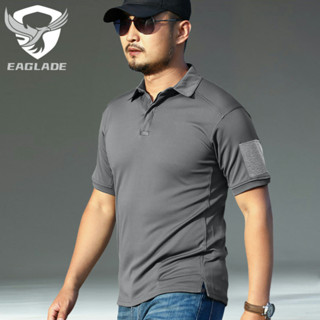 Áo Polo chiến thuật Eaglade cho nam màu xám IXP A01