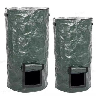 Nhựa Tái Sử Dụng Sân Vườn Thu Thập Túi Bảo Quản Lá Thùng Rác Sân Phân Túi Có Nắp Composter VNH2