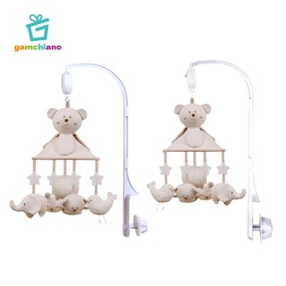 Gamchiano Âm Nhạc Mầm Non Cũi Giường Di Động Chuông Đồ Chơi Treo Mềm Lục Lạc Đồ Chơi Cho Trẻ Sơ Sinh Trẻ Em Bé Trai Và Bé Gái Tuổi 0-18 Tháng