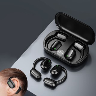 ⭐READY STOCK ⭐Anti Sweat Outdoor Earbuds Open Ear Design LED Power Display Functionality[Overseas Products]