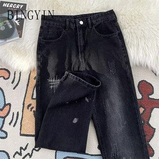 BINGYIN quần ống rộng quần jean nam 2024 NEW STYLE MNK2490FV7 37Z240908