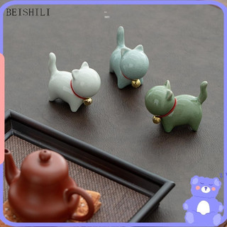 Uumir Gỗ Con Chó Con Nhân Vật, Gốm Sứ Tự Nhiên Mini Chắc Chắn Chó Mèo, 6 Màu Dễ Thương Thu Nhỏ Động Vật Được Khắc Tay Các Bức Tượng Nhỏ Đồ Trang Trí Trang Trí Phòng