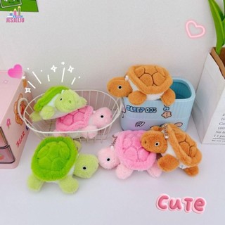 Jesjeliu Mini Rùa Búp Bê Móc Khóa Bộ Sưu Tập Treo Trang Trí Trẻ Em Quà Tặng