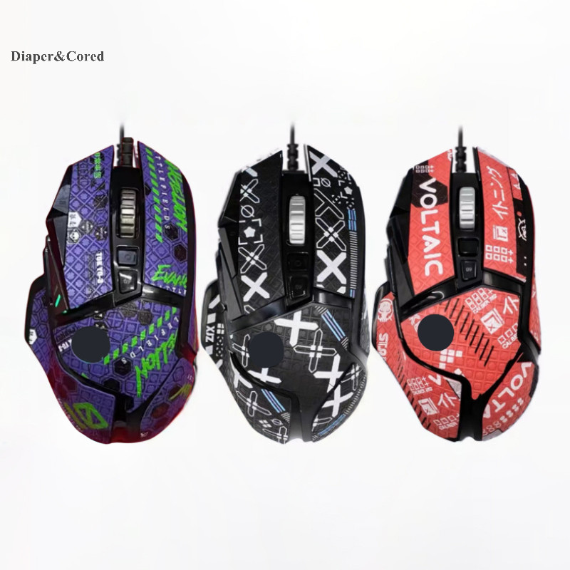 Diaper & CORED G502 Chuột không dây có dây đa năng Miếng dán chống trượt Chuột thấm mồ hôi Miếng dán