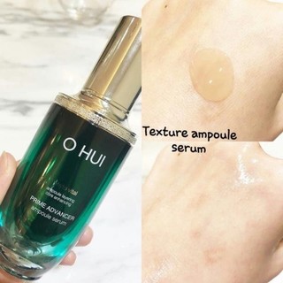Combo 10 Gói Serum OHUI Prime Advancer De-aging Ampoule Serum 10ml - Cấp Ẩm, Chống Lão Hóa, Giảm Nhăn