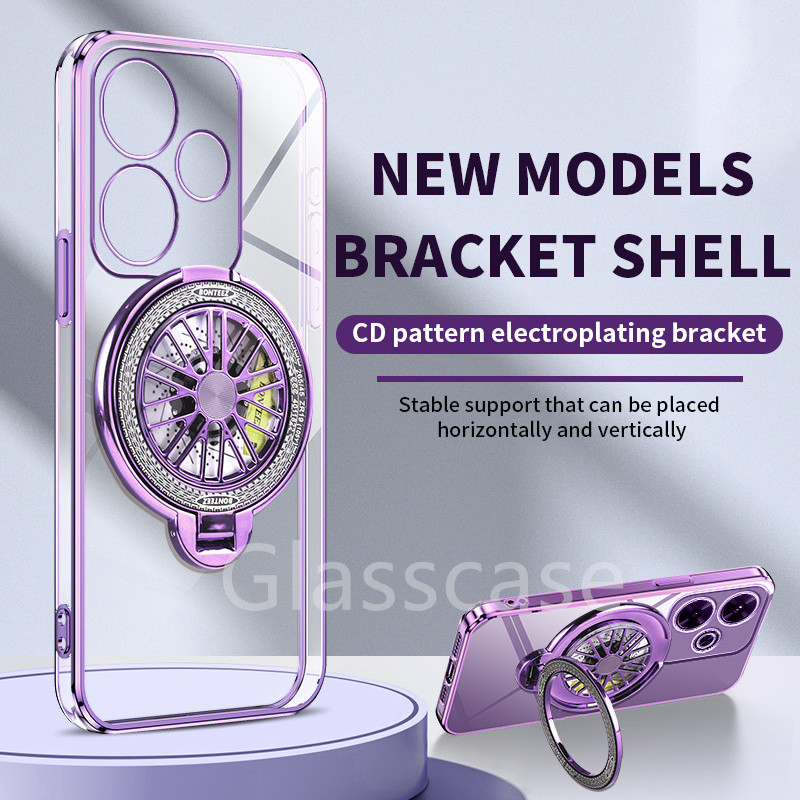 Ốp điện thoại Oppo A5pro 2025 cho Oppo A5 A 5 pro A5pro OppoA5pro 4G 5G có giá đỡ nhẫn Vỏ điện thoại