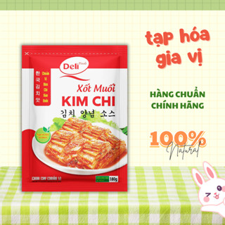  Sốt muối kim chi Hàn Quốc Deli Foods 180g Sốt gia vị kim chi Hàn Quốc Gia vị nấu ăn Deli chuẩn vị 