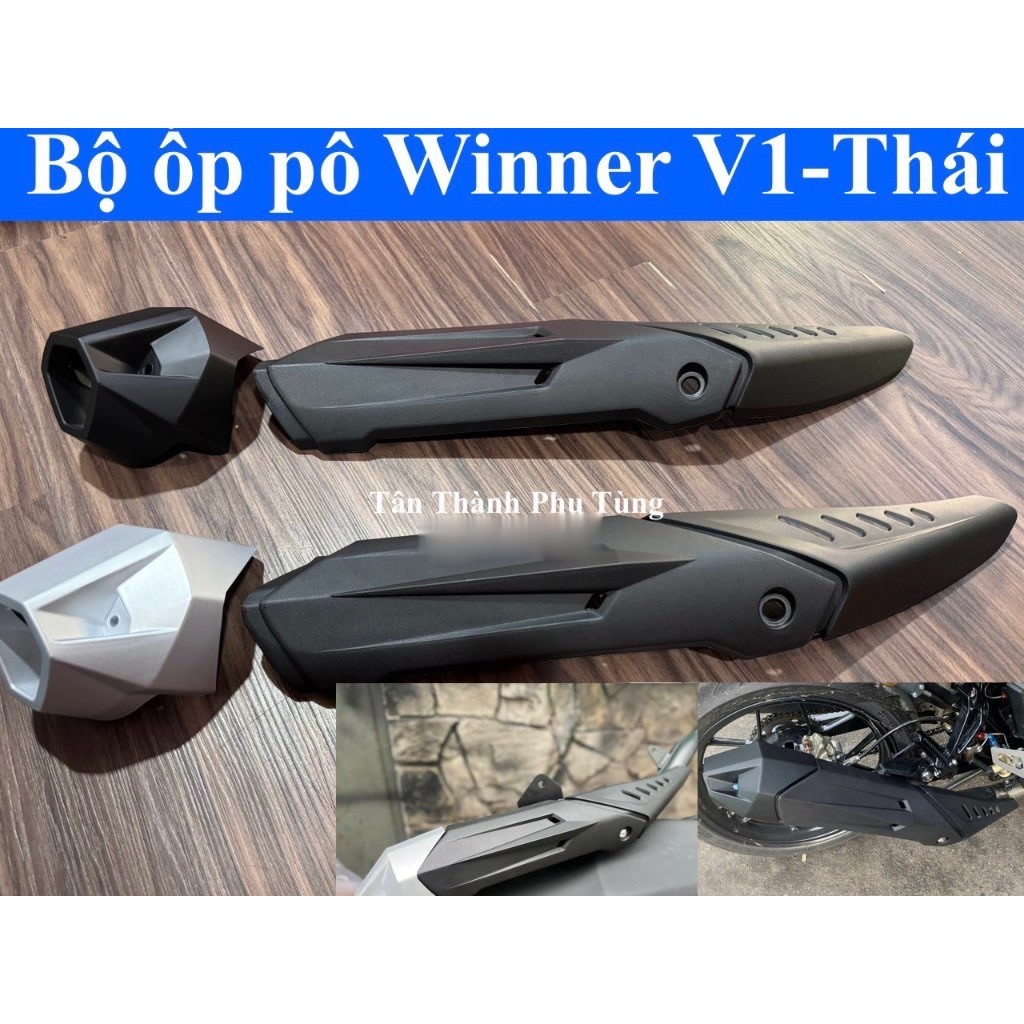 Ốp pô/ Che pô Winner V1 kiểu Thái ( Ốp pô + đít pô)