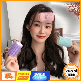 Set lô cuốn tóc mái xoăn tự dính nhiều size, lô uốn tóc mái tạo kiểu, uốn tóc xoăn cho nữ, phụ kiện tạo kiểu E2235