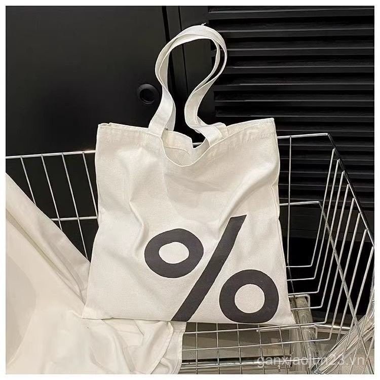 Arabica Arabica Arabica 100% Túi Vải Đeo Vai Di Động Nữ Dày Dung Tích Lớn Phong Cách Mới Túi Vải P9Z