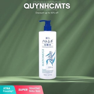  Nước Hoa Hồng Ý Dĩ Hatomugi Moisturizing & Conditioning Lotion Nhật Bản Dưỡng Ẩm Và Sáng Da 500mL 