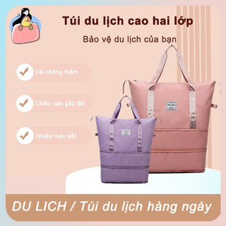 Túi Du Lịch 3 Tầng Gấp Gọn Đa Năng - Túi Xách, Nam Nữ Cỡ Lớn Gắn Vali Cao Cấp