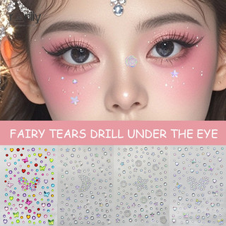 🍑RY🍑Miếng dán trang điểm hạt tự dính kim cương cho bé người lớn make up biểu diễn đi múa hạt dán mặt