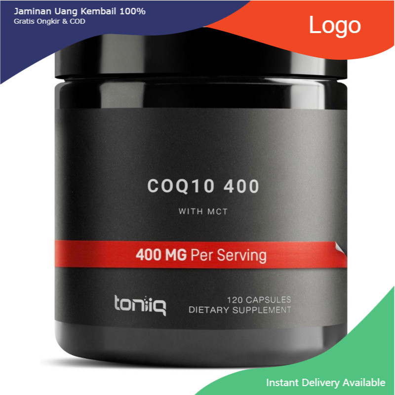 TPBVSK COQ10 300mg Viên chay tim mạch liều cao thuần khiết CoQ10 400 Toniiq 120viên USA