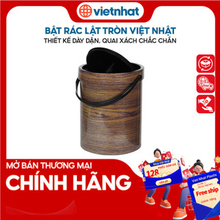 Thùng rác, bật nắp rác lật tròn hiện đại văn phòng B8036 Nhựa Việt Nhật shop