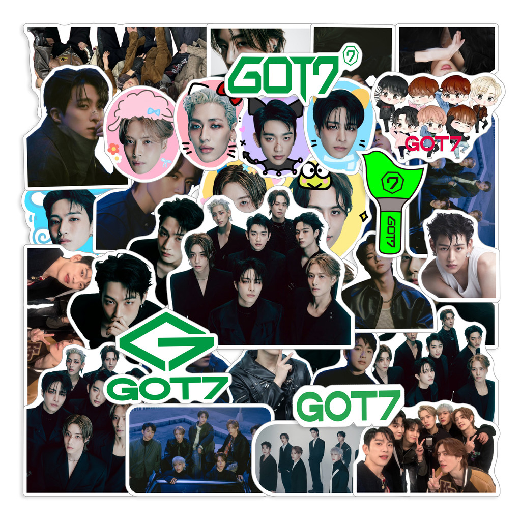 40 Cái / bộ GOT7 ĐÔNG HEEPTAGON NANANA Miếng Dán Ảnh Jay B JinYoung Mark Jackson YoungJae BamBam YuG