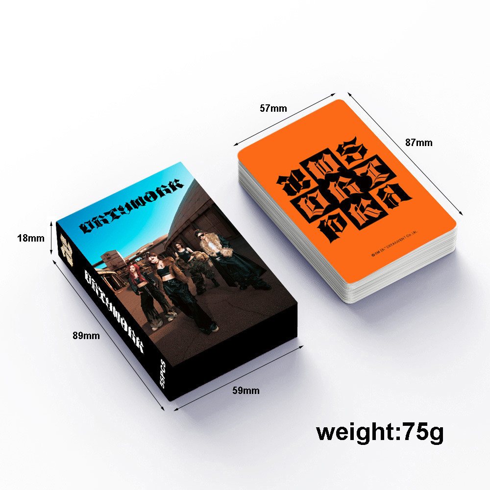 55 Chiếc Dirty Work Lomo Cards Whiplash Album Photocards WINTER GISELLE KARINANING Kpop Bưu Thiếp Gi