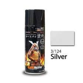 Samurai 124 - Chai sơn xịt sơn xe máy Samurai 3/124 màu bạc _ Silver