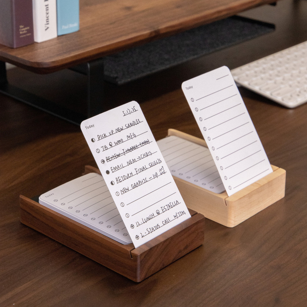Dreamerhouse Todolist Note Holder Dọc Card Memo Office Plan Table Desktop Note Box Business Card Cas